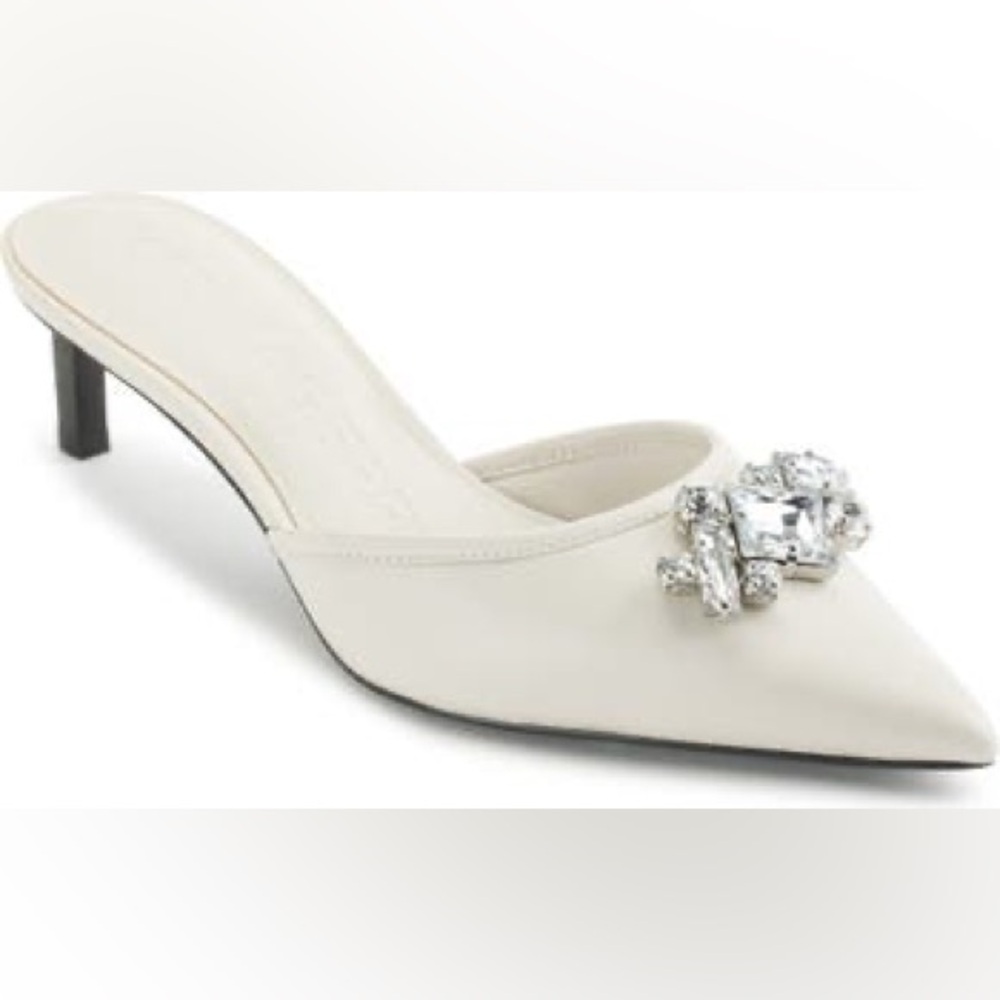 Sosie Crystal Pointed Toe Pump (Women) KARL LAGERFELD PARIS